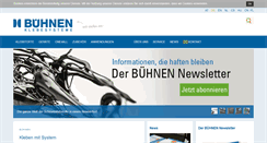 Desktop Screenshot of buehnen.de