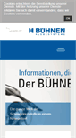 Mobile Screenshot of buehnen.de