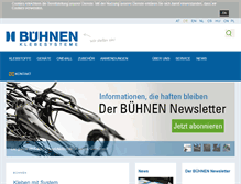 Tablet Screenshot of buehnen.de